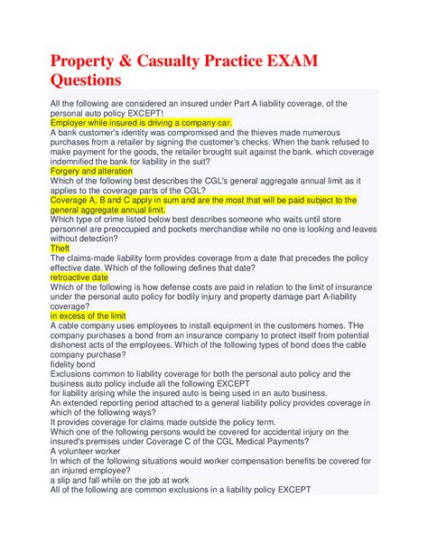 is the property and casualty test hard|examfx property and casualty answers.